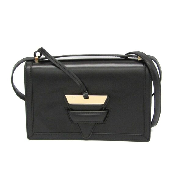 LOEWE Black Leather Shoulder Bag - Picture 1 of 13
